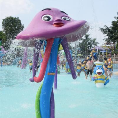 China Creative Jellyfish Fountain Water Playground Equipment Children'S Water Play Equipment for sale