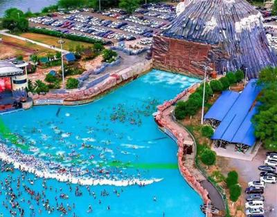 China Piscina de poco ruido de la onda artificial de las actividades al aire libre de la piscina de la onda del parque del agua en venta