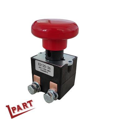 China Forklift Estop Emergency Stop Push Button Switch ED125-36 for sale