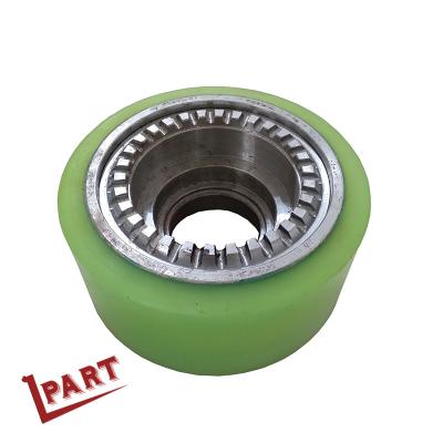 China Reach Forklift 10 Inch Polyurethane Load Wheels With bearing for sale