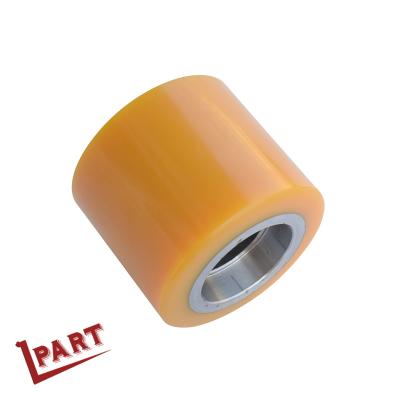 China Custom 6 Inch Polyurethane Wheels PU Rubber Wheels For Forklift for sale