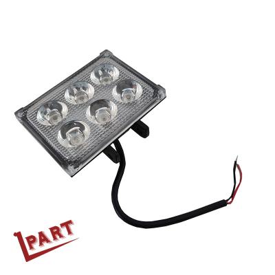 China ODM 25W Work LED Forklift Lights Headlight With 6 LED Bulbs for sale