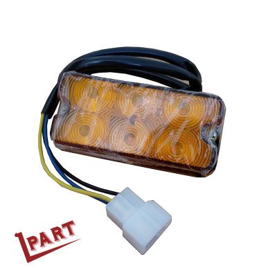 China Yellow Flashing Steering LED Forklift Lights 12-80V for sale