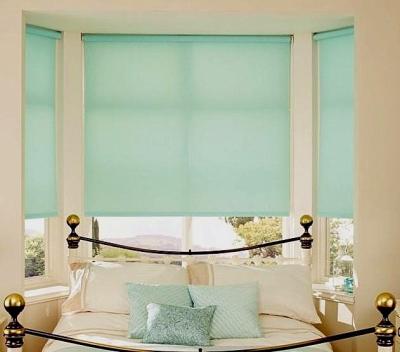 China Semi Sheer Roller Blinds Fabric 300D*300D Colors Customizable for sale