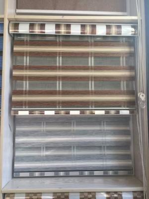 China Dual Layer Zebra Blinds Fabric Shades ISO9001 Approved Dust Proof for sale