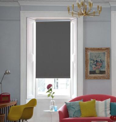 China Plain Fabric Blackout Roller Blinds Translucent for sale
