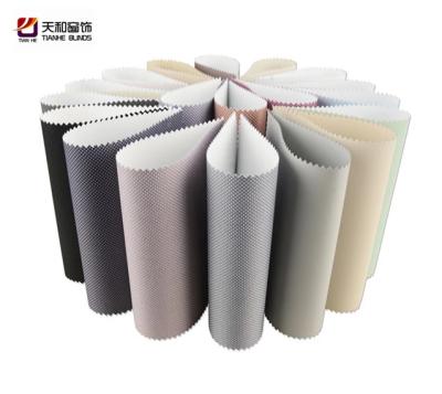 China Unique Design Jacquard Roller Blinds Fabric Tianhe Blinds Blackout Sunshades for sale