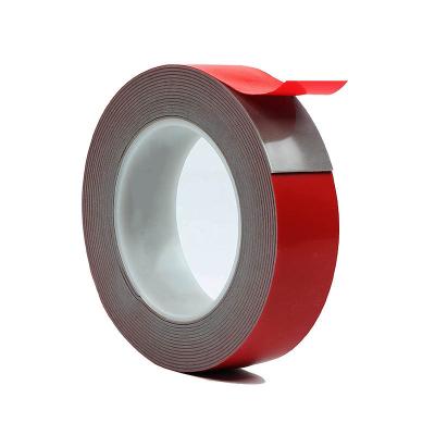 China Espuma acrílica doble cara cinta gancho pegamento 0,25-2,0mm película roja impermeable en venta