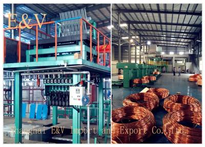 China 2000 máquinas de colada continua de cobre ascendentes de la tonelada/máquina de la fabricación del alambre de cobre en venta