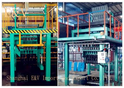 China Derretimento 50Kw de 1000 toneladas ascendente da máquina de carcaça contínua da haste de cobre brilhante à venda