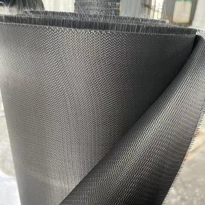 China 500C Temperature Resistant Black Fiberglass Cloth 200g/M2 for sale