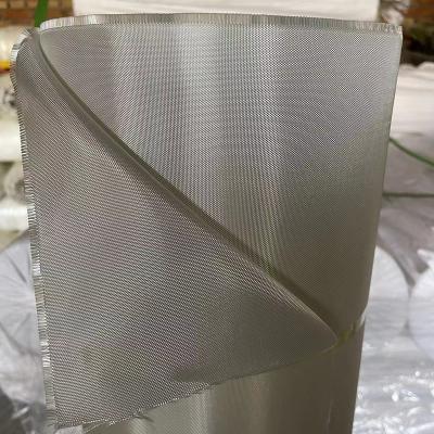 China 1mm Fiberglass Woven Fabric White Moisture Resistant for sale