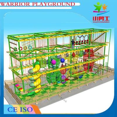 China Warrior Rope Playground Physical Training Equipment for sale