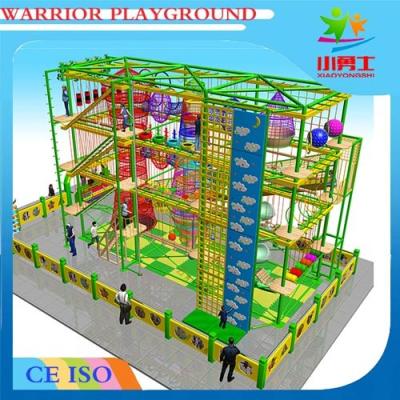 China Warrior High Ropes Challenge Course Outdoor Adventure Equipment Challenge Course Design Rope Course for sale