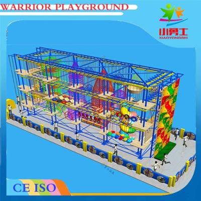 China Kids playground adventure equipment ropes course design in China for sale