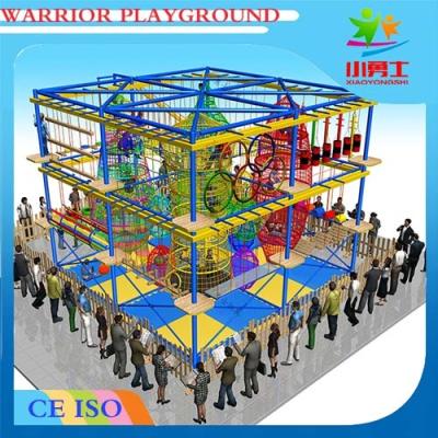China Playground equipment rope course adventure and indoor ropes course for sale