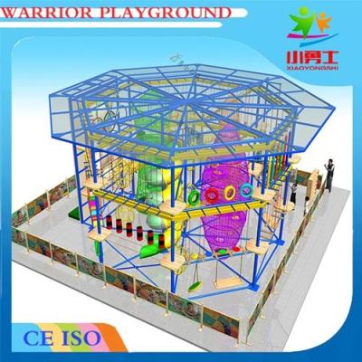 China Kids commercial outdoor ropes course,ropes adventure,adventure course with canopy for sale