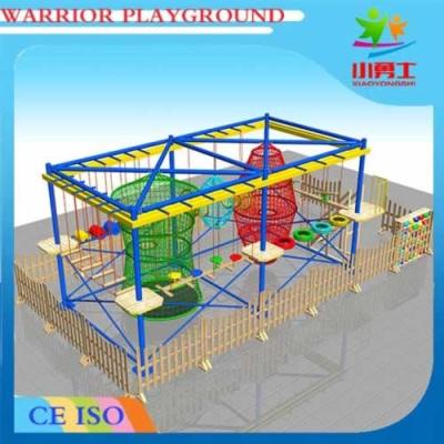 China Quality and quantity assured discount commercial ropes course play ground for kids for sale