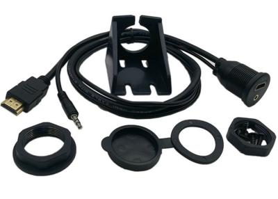 China Instale facilmente o soquete resistente UV fêmea audio do cabo do cabo do carro/extensão de USB à venda