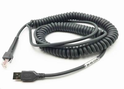 China CBA U09 C15ZAR Symbol Barcode Scanner USB Cable 5M Coiled Spiral High Speed for sale