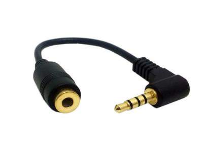 China Headset Design Stereo Audio Cable / Audio Jack Cable 1.5 M Customize Length for sale