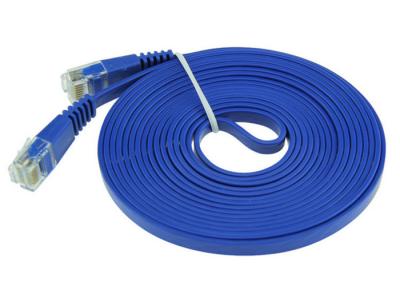 China Flat Ethernet LAN Network Data Cable Flame Resistant Polyethylene Insulation Material for sale