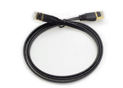 Chine Longueur et couleur faites sur commande plates de câble de câble Ethernet de ftp STP Cat6e/corde de correction à vendre