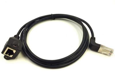 China Chaqueta de PVC desnuda del conector del cable de datos de la red del conductor de cobre RJ45 10P10C en venta
