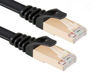 China Aislamiento flexible del HDPE de la chaqueta de PVC del cordón de remiendo del cable de Ethernet del gato 7 SSTP en venta