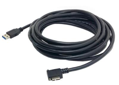 China Cable de ángulo recto del micrófono USB de la cámara industrial de Basler Gige para D800 D800E D810 en venta