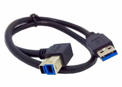 China Conector plateado oro de ángulo recto del cable 24K de la cámara USB del USB 3,0 6 capas del escudo en venta