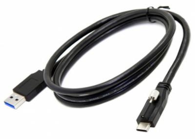 China Custom Camera Data Transfer Cable , USB 3.1 Type C Cable Male With Single Screw for sale