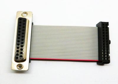 China CA 500V/1 voltaje máximo minucioso del conector macho del cable de cinta del Pin del artículo 26 DB25 en venta