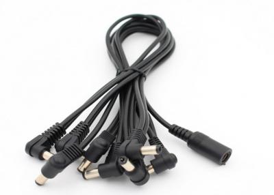 China 8 Way Daisy Chain AC DC Power Cable Right Angle For Guitar Effects Pedals for sale