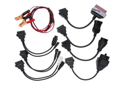 China Safe Car OBD Cable / Truck Diagnostic Cables Right Angle 16 PIN Male And Female Connector for sale
