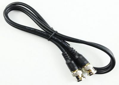 China Electronic Test Equipment TV Coaxial Cable BNC Male Connector Foil And Braid Shield for sale