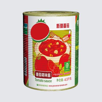 China 4.5kg pasta de tomate de lata 3kg tomate enlatado ketchup aroma suave à venda