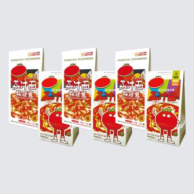Chine OEM Petite bouteille de ketchup en verre Sauce à la pâte à la pâte de tomate à vendre