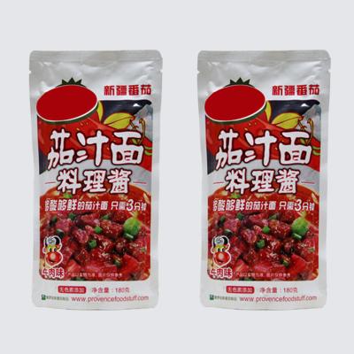 China 4.6g Salsa de tomate con sabor a proteína 180g Embalaje 2431mg de sodio en venta