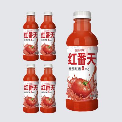 China PP Bottle Unsalted Tomato Juice With 11.2g Carbohydrates Per 100ml for sale