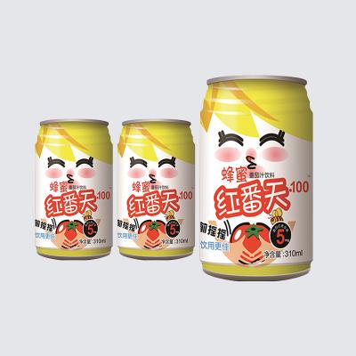China Honey Flavored Unsalted Tomato Juice 310ml 6mg Sodium Per 100ml for sale