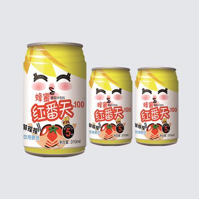 China 310ml Tomato Juice With Honey Tin Canned Tomato Juice Drinks for sale