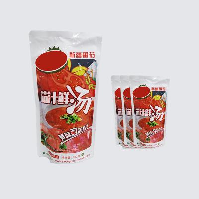 China 180g Pouch Tomato Sauce Low Sodium Carbohydrates And 5% Energy for sale
