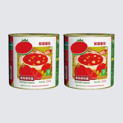 China 3kg Vitamin A Healthy Ketchup Canned Tomato Sauce With Italian Seasoning for sale