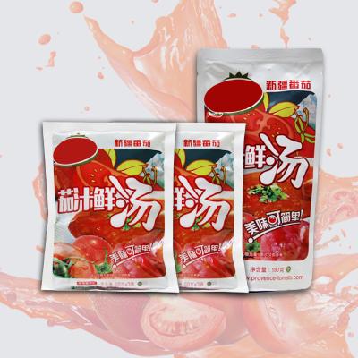 China Healthy Pouch Tomato Sauce Carbohydrates 17.3g Per 100g Nutrient Reference Value Energy 5% for sale