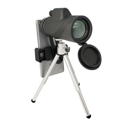 China Rubber Phone Camera Telescope 12x50 OEM Mobile Hunting Telescope For Adults Bird Watching for sale