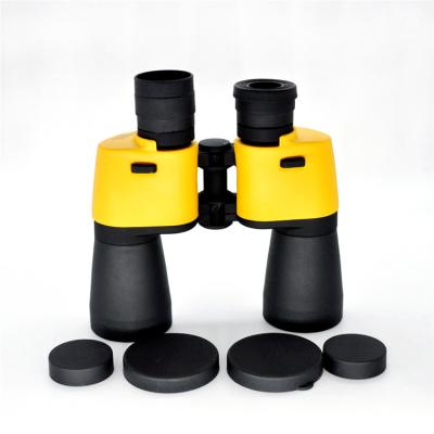 China Yellow Waterproof 7x50 Binoculars Porro Bak4 Prism Binoculars With Carrying Case for sale