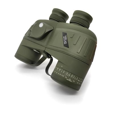 China 10x50 Waterproof Binoculars With Internal Rangefinder Directional Compass for sale