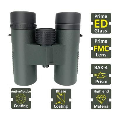 China Small 8x32 Lightweight Long Range Binoculars For Duck Hunting With ED Glass for sale