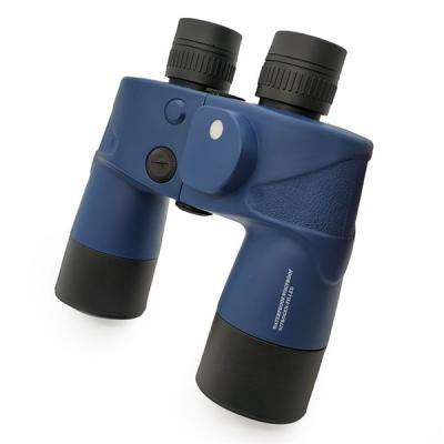 China Professional 10x50 Compact Binoculars Compass Rangefinder Telescope With Wide View for sale